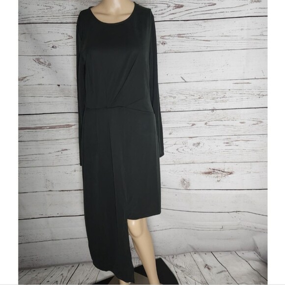 Bar III Asymmetrical Long Sleeve Dress Medium NWT - Picture 2 of 4